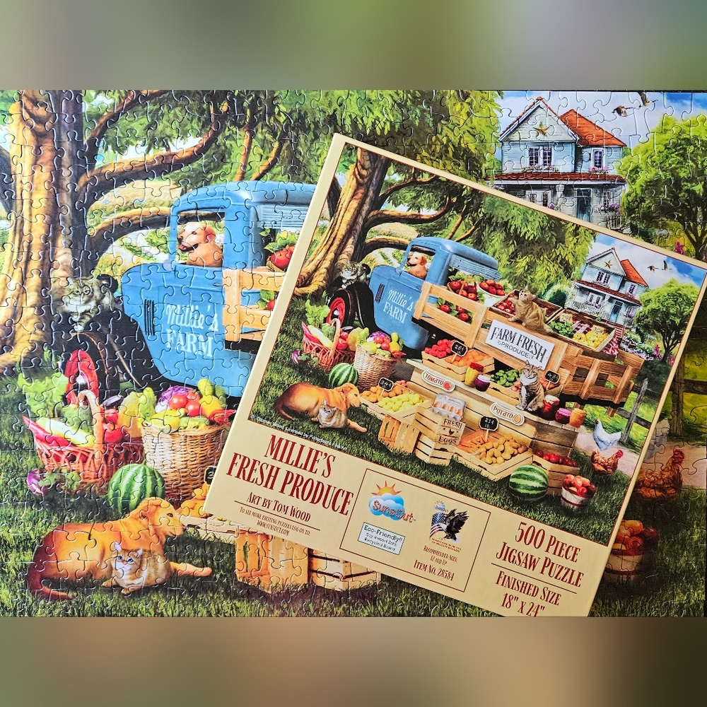 Millie's Fresh Produce 500 Piece Jigsaw Puzzle